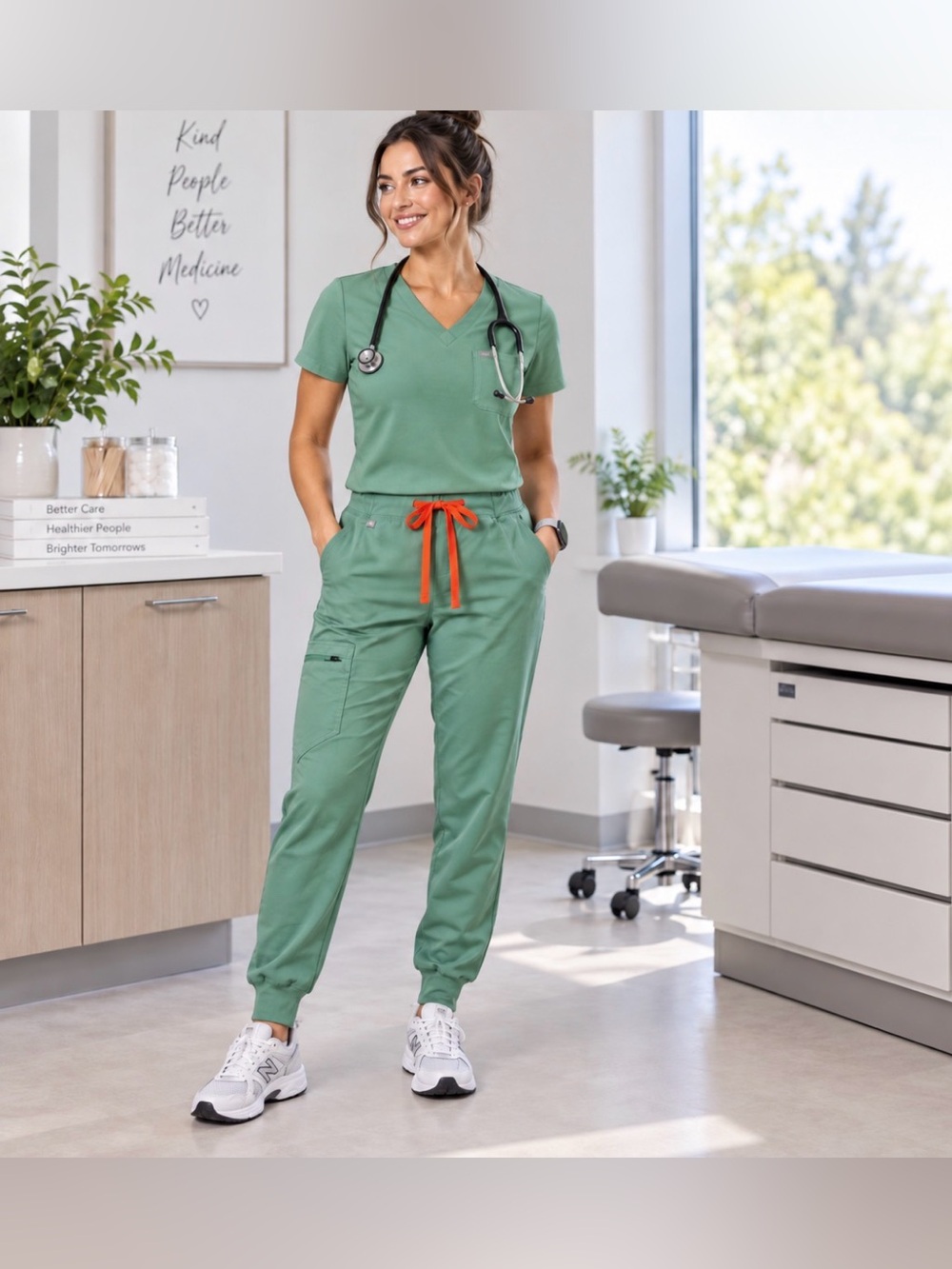 FIGS Zamora Jogger Scrub Pants Jade XXS Technical Collection W23SW2005